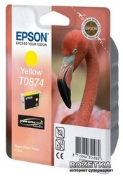 Картридж T087440 для Epson Stylus Photo R1900 желтый