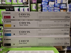 Тонер-туба Canon C-EXV51BK C-EXV51CL C-EXV51ML C-EXV51YL КОМПЛЕКТ 